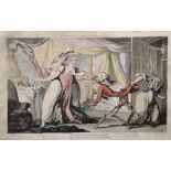 After Thomas Rowlandson (1756-1827) British. "I'll lead you to a splendid Croud [sic]: But your next