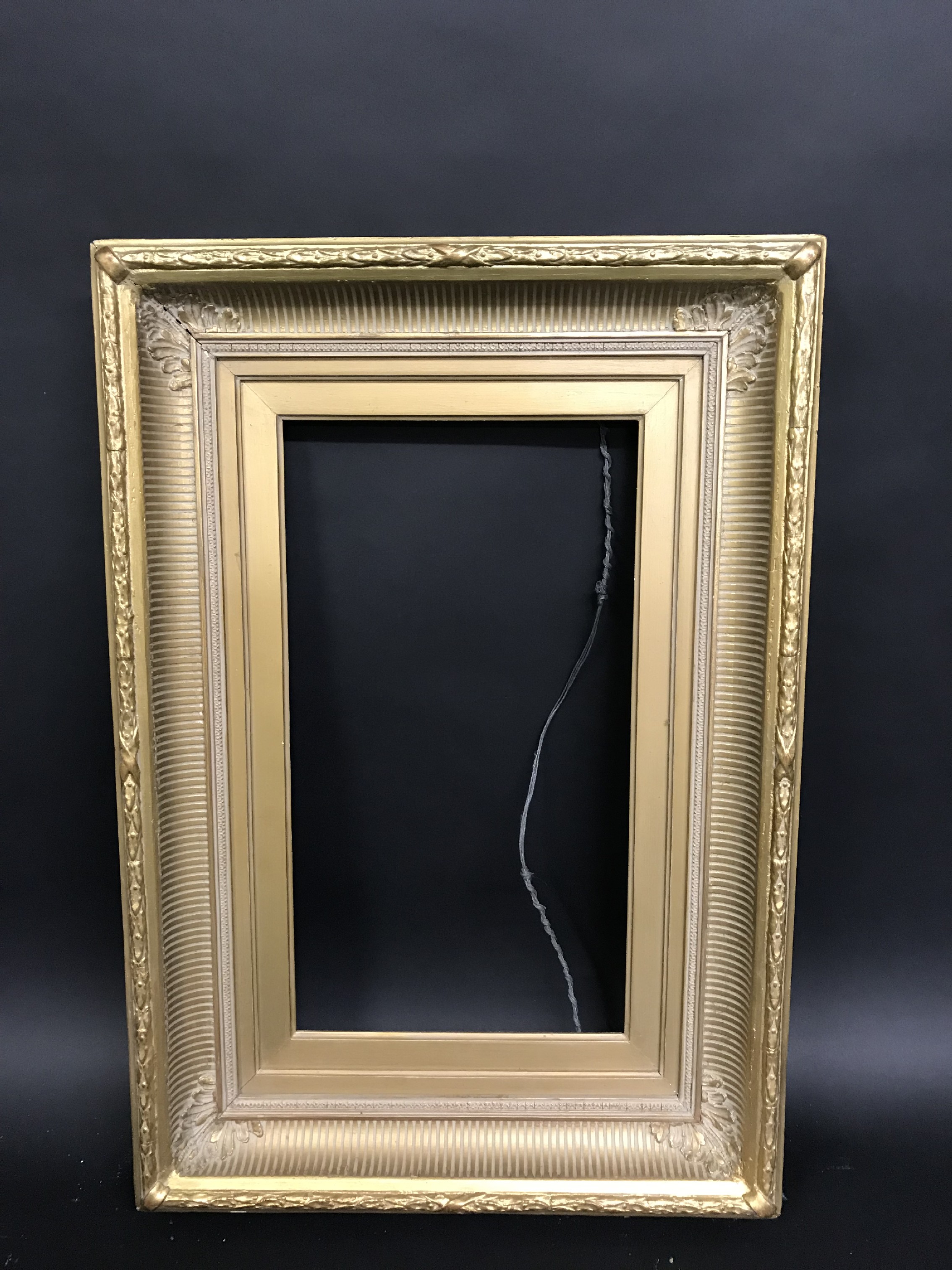 19th Century English School. A Gilt Composition Frame, 18" x 10" (rebate). - Image 2 of 3