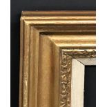 20th Century English School. A Gilt Composition Frame, with fabric slip, 16" x 12" (rebate).