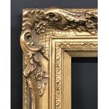 20th Century English School. A Gilt Composition Frame, with Swept and Pierced Centres and Corners,