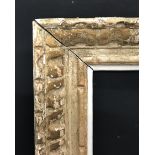 20th Century French School. A Carved Wood Painted Frame, 20" x 17" (rebate).