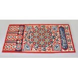 A GOOD 19TH-20TH CENTURY ISLAMIC OTTOMAN APPLIQUE COTTON TENTMAKERS PANEL (Khayamiya) Circa 1900,