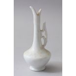 A 20TH CENTURY BLANC DE CHINE WATER DROPPER / VASE, 14cm high x 6.5cm wide.