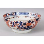 A GOOD JAPANESE MEIJI PERIOD IMARI PORCELAIN BOWL, decorated in typical imari floral patterns, 25.