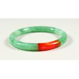 A GOOD JADE BANGLE.