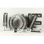 A SET OF MIRRORS "LOVE".