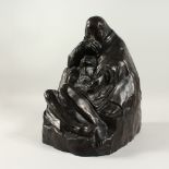 AFTER K.KOLLWITZ (1867-1945) GERMAN "PIETA". Signed KOLLWITZ. 3/4. 40cms high x 36cms wide.