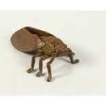 A JAPANAESE BRONZE OF A FLY. 2ins long.