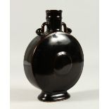 A FAMILLE NOIR MOONFLASK. 23cms high.