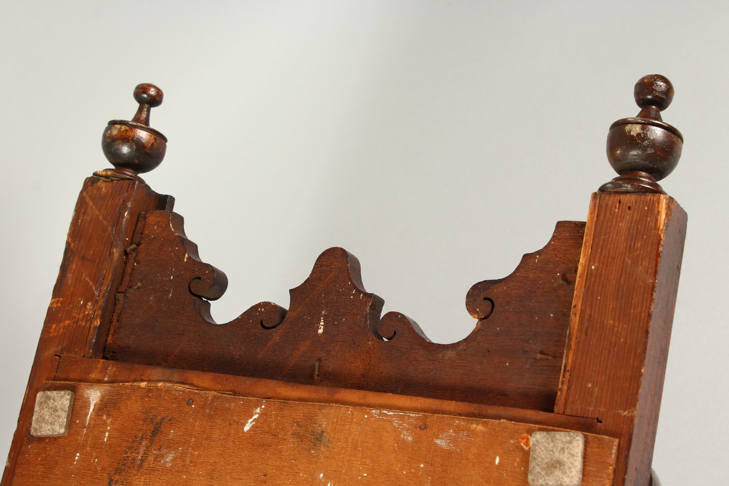 A PAIR OF LATE VICTORIAN WALNUT HALL MIRRORS. 72cms high x 33cms wide. - Image 11 of 11