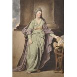 After George Perfect Harding (1779-1853) British. "Mrs Yates", Watercolour, Inscribed on the
