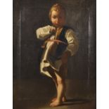 Manner of Bartolomeo Schedoni (1578-1615) Italian. A full length Portrait of a Young Boy, Oil on