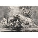 Duncan Grant (1885-1978) British. "Grapes and Gondoliers, 1949", Lithograph, Signed in Pencil, 16" x