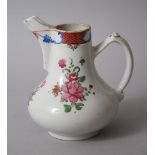 AN 18TH CENTURY CHINESE FAMILLE ROSE PORCELAIN COFFEE POT, decorated with scenes of floral