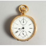 A SUPERB 18CT GOLD REPEATER POCKET WATCH by GEORGE EDWARD & SONS, MAKERS TO THE ADMIRALTY,