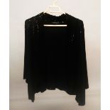 DAVID EMANUEL BLACK SEQUIN JACKET.