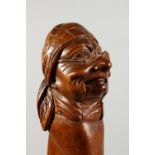 A GOOD HAND CARVED WOOD OLD LADY NUTCRACKER. Brienz 1900. 8.5ins long.