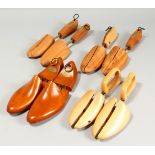 FOUR PAIRS OF SHOE TREES.