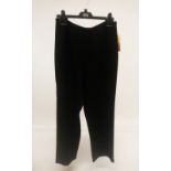 BLACK EMPORIO ARMANI TROUSERS.