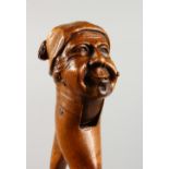 A GOOD HAND CARVED WOOD MAN NUTCRACKER. Brienz 1900. 8.5ins long.