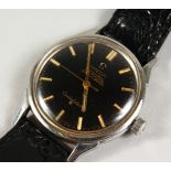 AN OMEGA GENTS STAINLESS STEEL CONSTELLATION AUTOMATIC WRISTWATCH, CIRCA. 1963, Movement: 24