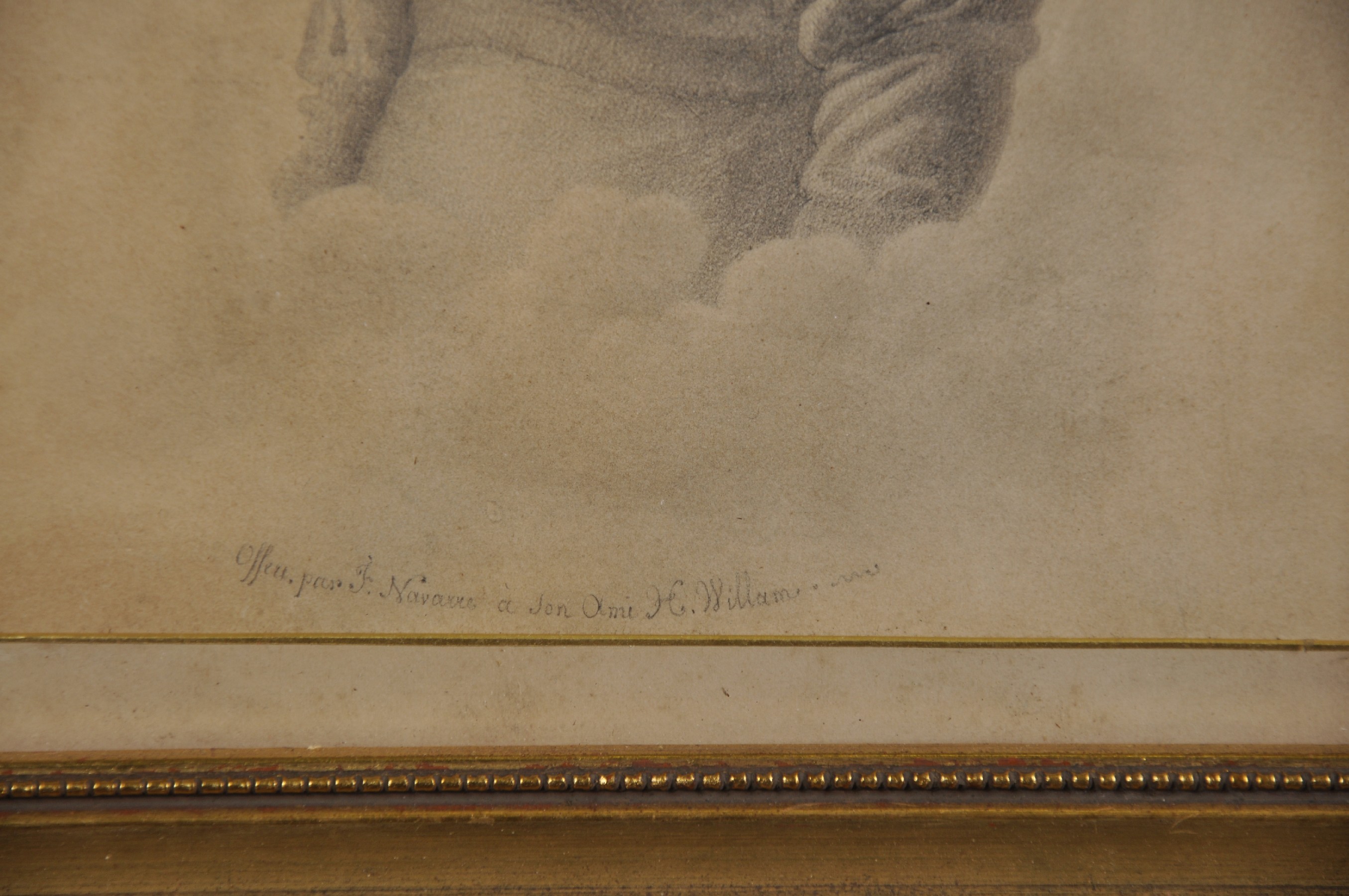 Early 19th Century French School. Portrait of Geneviere Navarre, Watercolour, Inscribed, Arched, 9. - Image 3 of 4