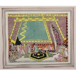 Ethelbert White (1891-1972) British. A Theatre Set Design, with a Whirling Dervish, Watercolour,