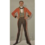 Leslie Ward 'Spy' (1851-1922) British. "Ossie", Study of a Guards Officer in Mess Kit from Vanity