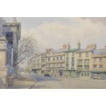 Bernard Cecil Gotch (1876-1963) British. 'The High Street, Oxford', Watercolour, Signed, 10.5" x