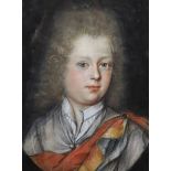 Attributed to Henrietta Dering Johnston (? - c.1729) Irish/American. Portrait of a Young Man,