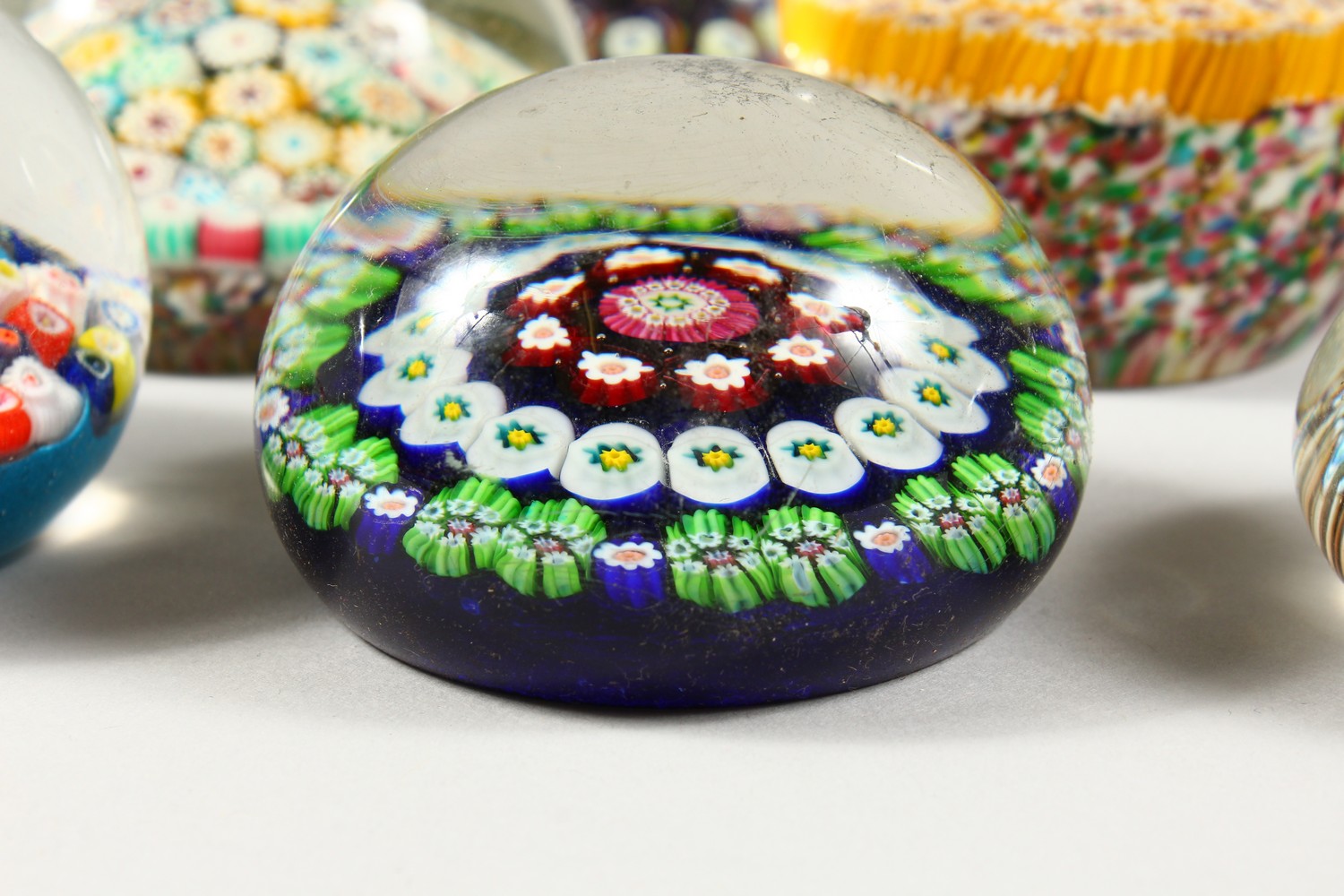 A COLLECTION OF THIRTEEN MILLEFIORI PAPERWEIGHTS. 3ins diameter and smaller. - Image 15 of 25