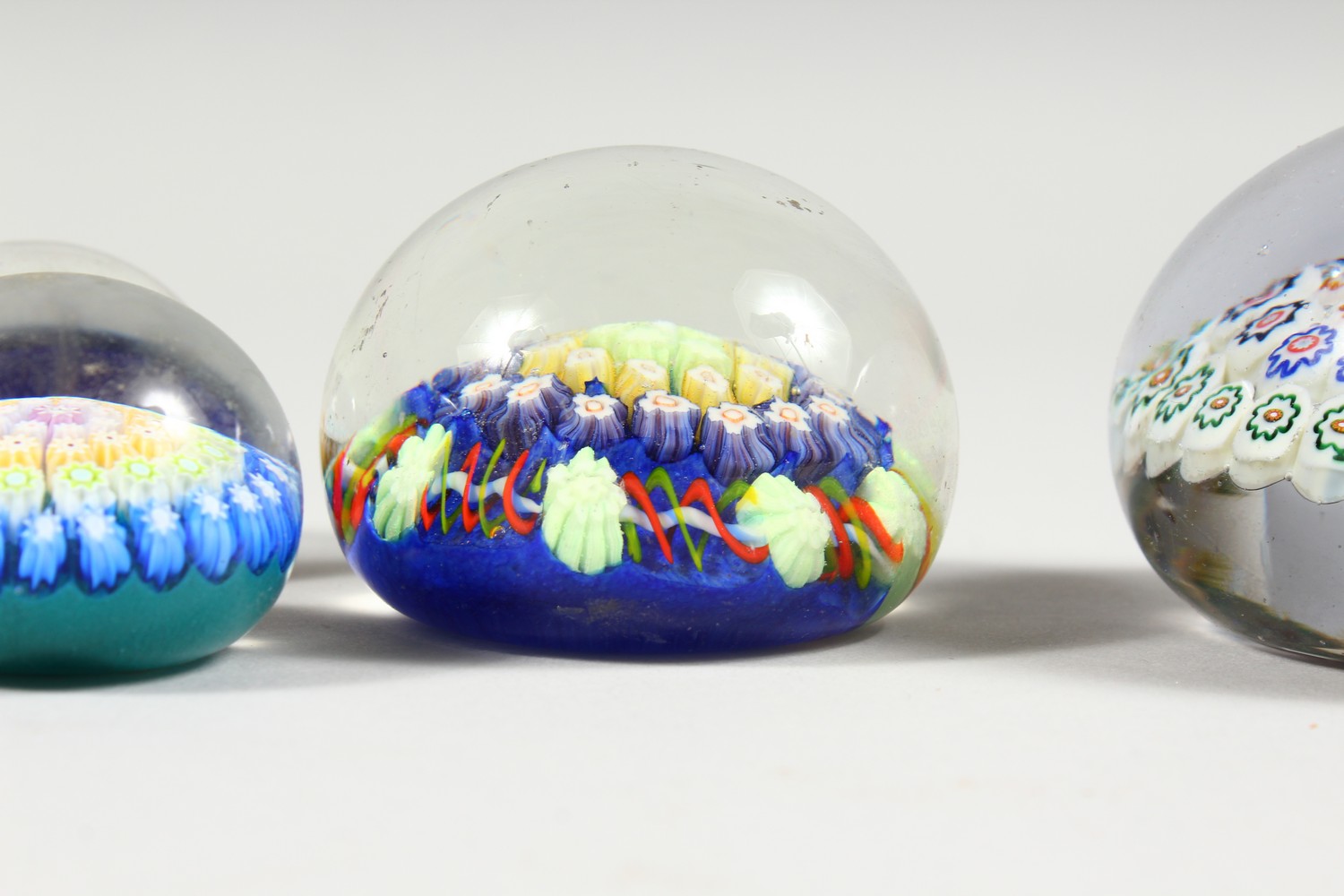 A COLLECTION OF THIRTEEN MILLEFIORI PAPERWEIGHTS. 3ins diameter and smaller. - Image 23 of 25