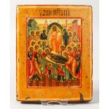THE DORMITION OF THE VIRGIN, on panel. 7ins x 5.5ins.