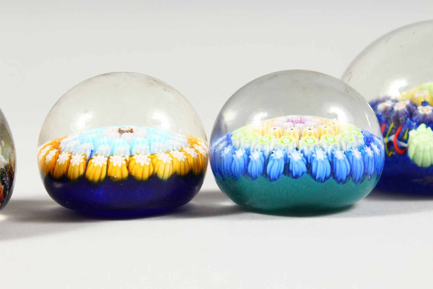 A COLLECTION OF THIRTEEN MILLEFIORI PAPERWEIGHTS. 3ins diameter and smaller. - Image 25 of 25