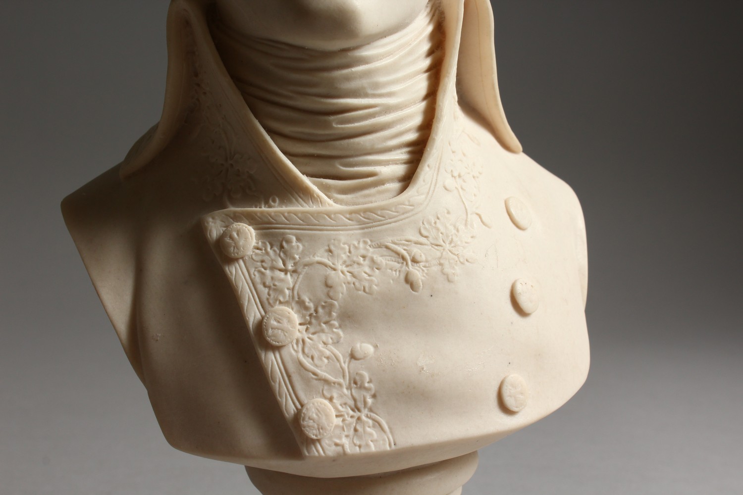 A PARIAN WARE STYLE BUST OF NAPOLEON. 10.5ins high. - Image 8 of 11