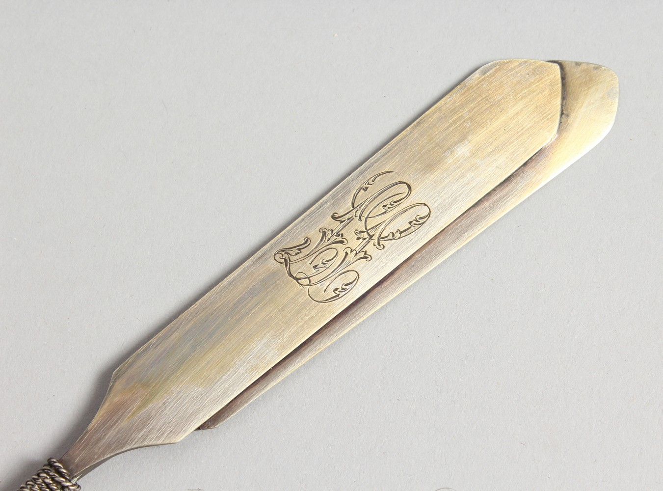 AN UNUSUAL RUSSIAN SILVER LETTER OPENER, modelled as a pair of oars, boxed. 9.5ins long. - Image 3 of 13