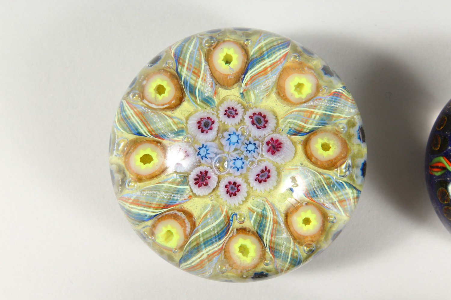 A COLLECTION OF THIRTEEN MILLEFIORI PAPERWEIGHTS. 3ins diameter and smaller. - Image 11 of 25