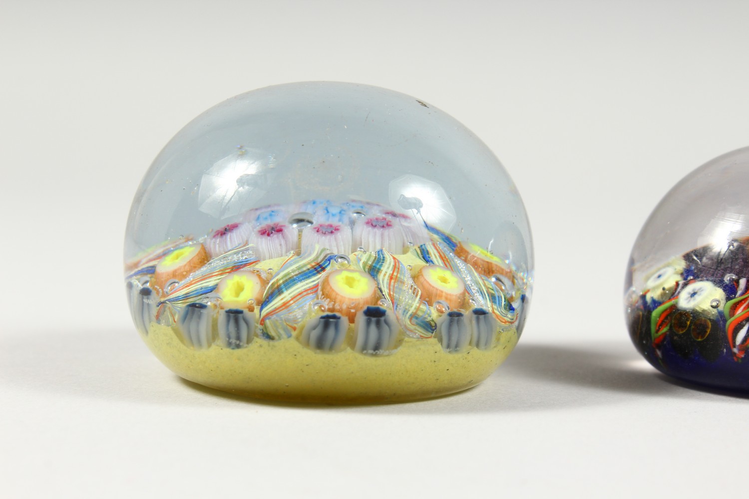 A COLLECTION OF THIRTEEN MILLEFIORI PAPERWEIGHTS. 3ins diameter and smaller. - Image 21 of 25