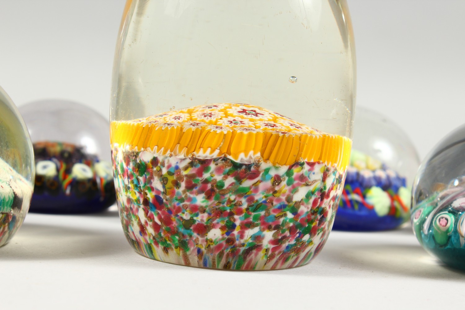 A COLLECTION OF THIRTEEN MILLEFIORI PAPERWEIGHTS. 3ins diameter and smaller. - Image 19 of 25