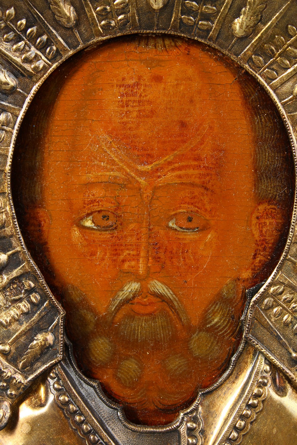 SAINT NICHOLAS, with silver cover. Maker: A.M. 12.5ins x 10ins. Dated 1855. - Image 4 of 17