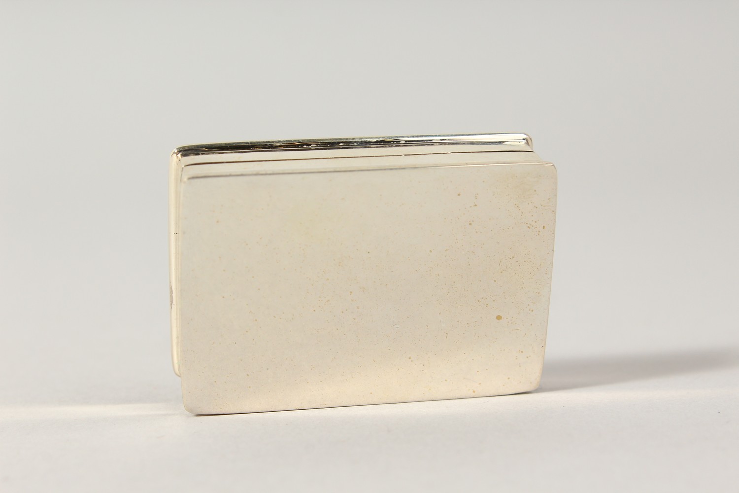 A SILVER PILL BOX, the lid with an enamel of a racing car. - Image 3 of 4