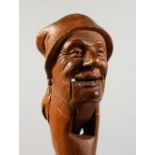 A GOOD HAND CARVED WOOD MAN NUTCRACKER. Brienz 1900. 8.5ins long.