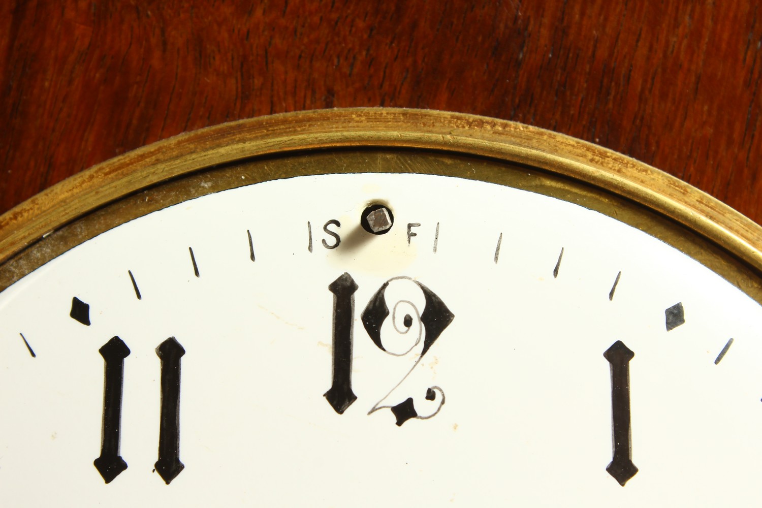 A 19TH CENTURY MAX LANCET TOP ROSEWOOD MANTLE CLOCK, the enamel dial, showing Arabic numerals, - Image 3 of 20