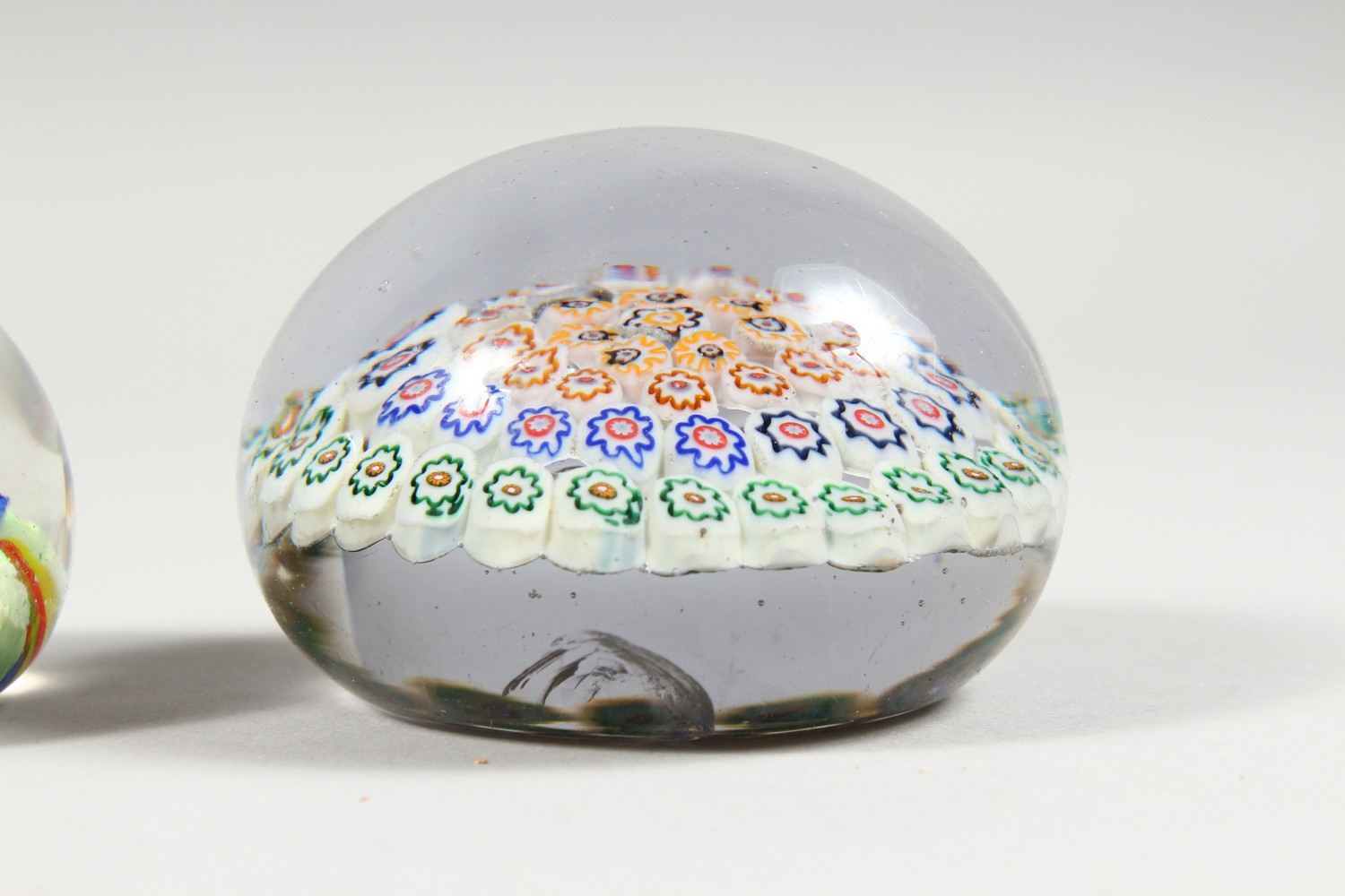 A COLLECTION OF THIRTEEN MILLEFIORI PAPERWEIGHTS. 3ins diameter and smaller. - Image 24 of 25