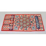 A GOOD 19TH-20TH CENTURY ISLAMIC OTTOMAN APPLIQUE COTTON TENTMAKERS PANEL (Khayamiya) Circa 1900,