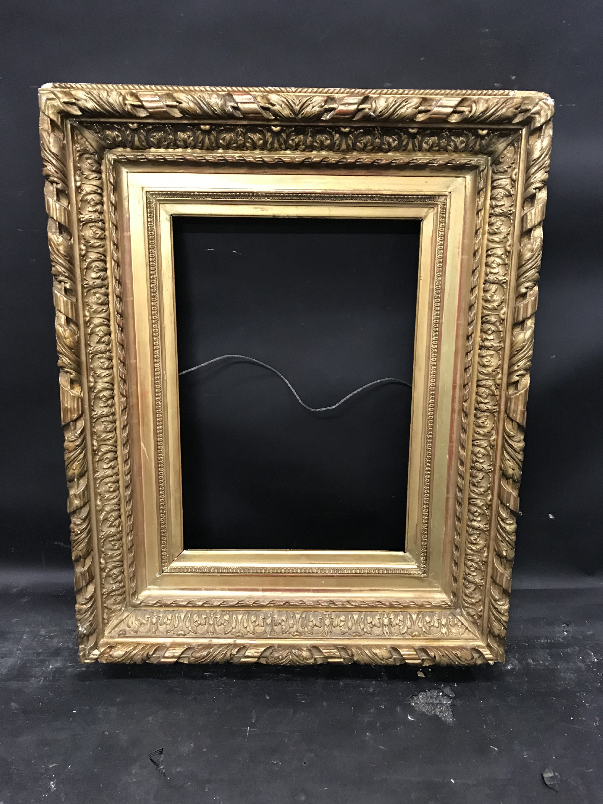 19th Century Continental School. A Gilt Composition Frame, 18.5" x 13". - Image 2 of 3