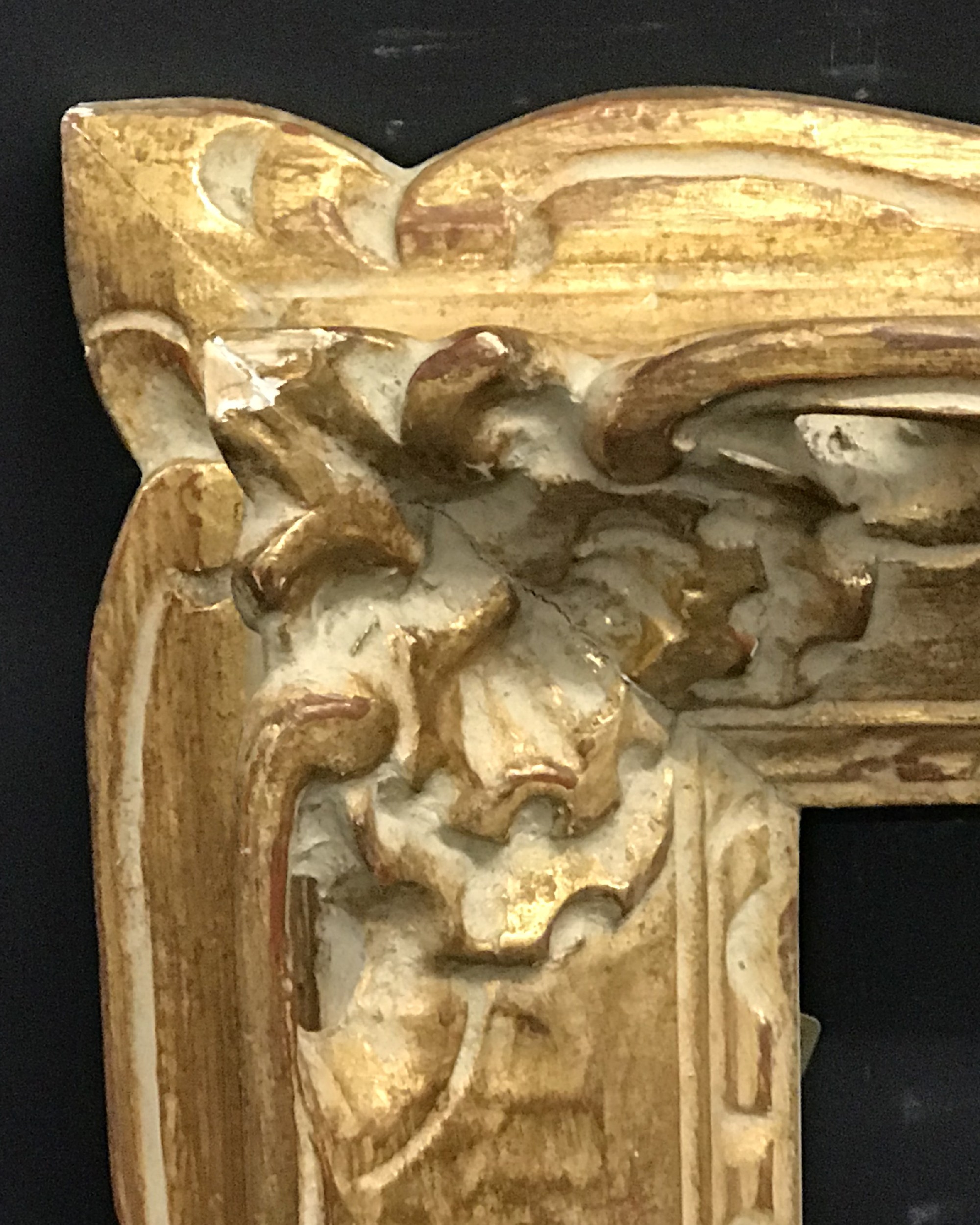 20th Century French School. A Carved Giltwood Frame, 45.5" x 28.5".