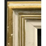 20th Century English School. A Gilt and White Painted Frame, 24" x 20".