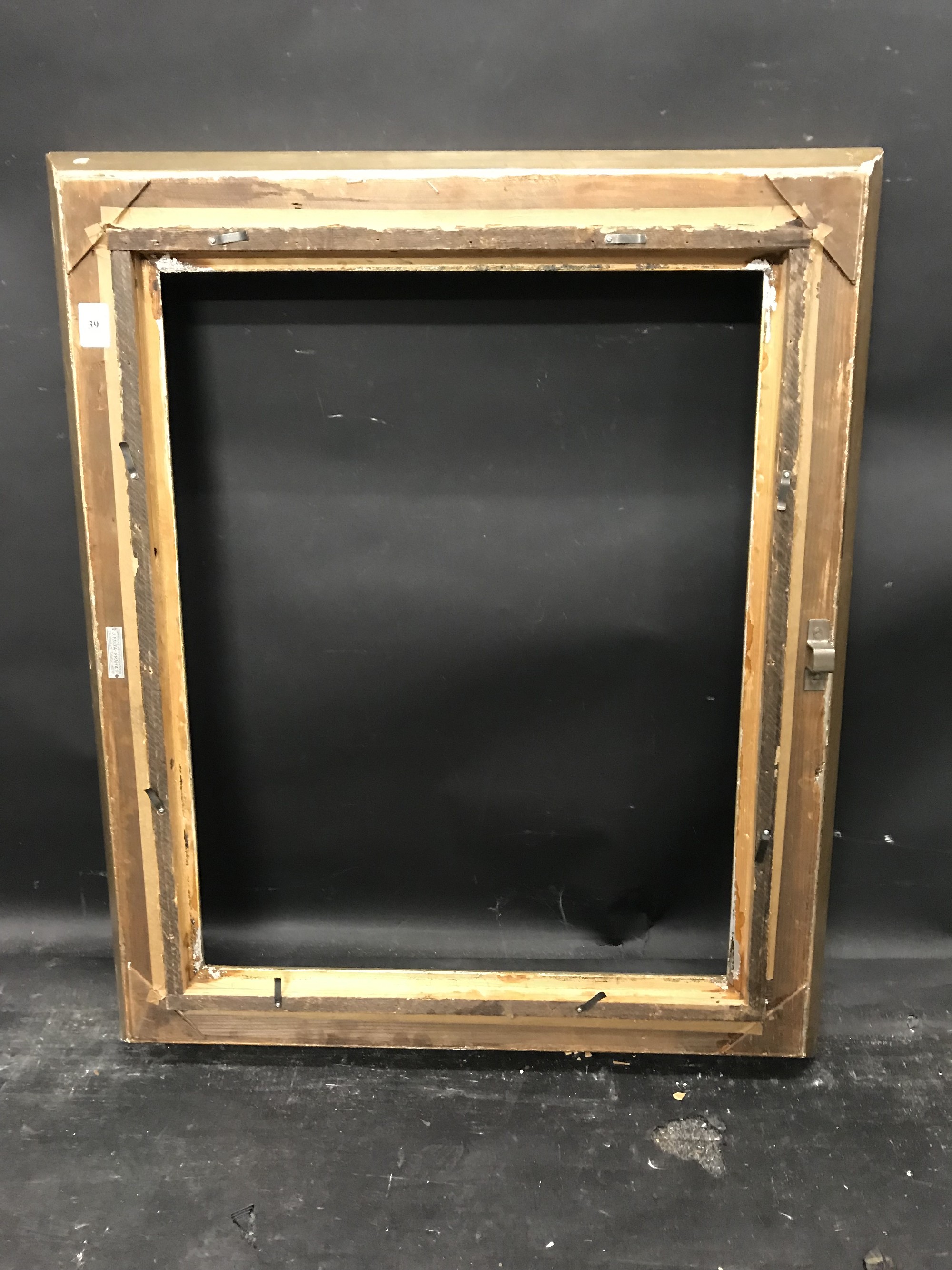 20th Century Continental School. A Painted Silver Frame, 23" x 18.25". - Image 3 of 3