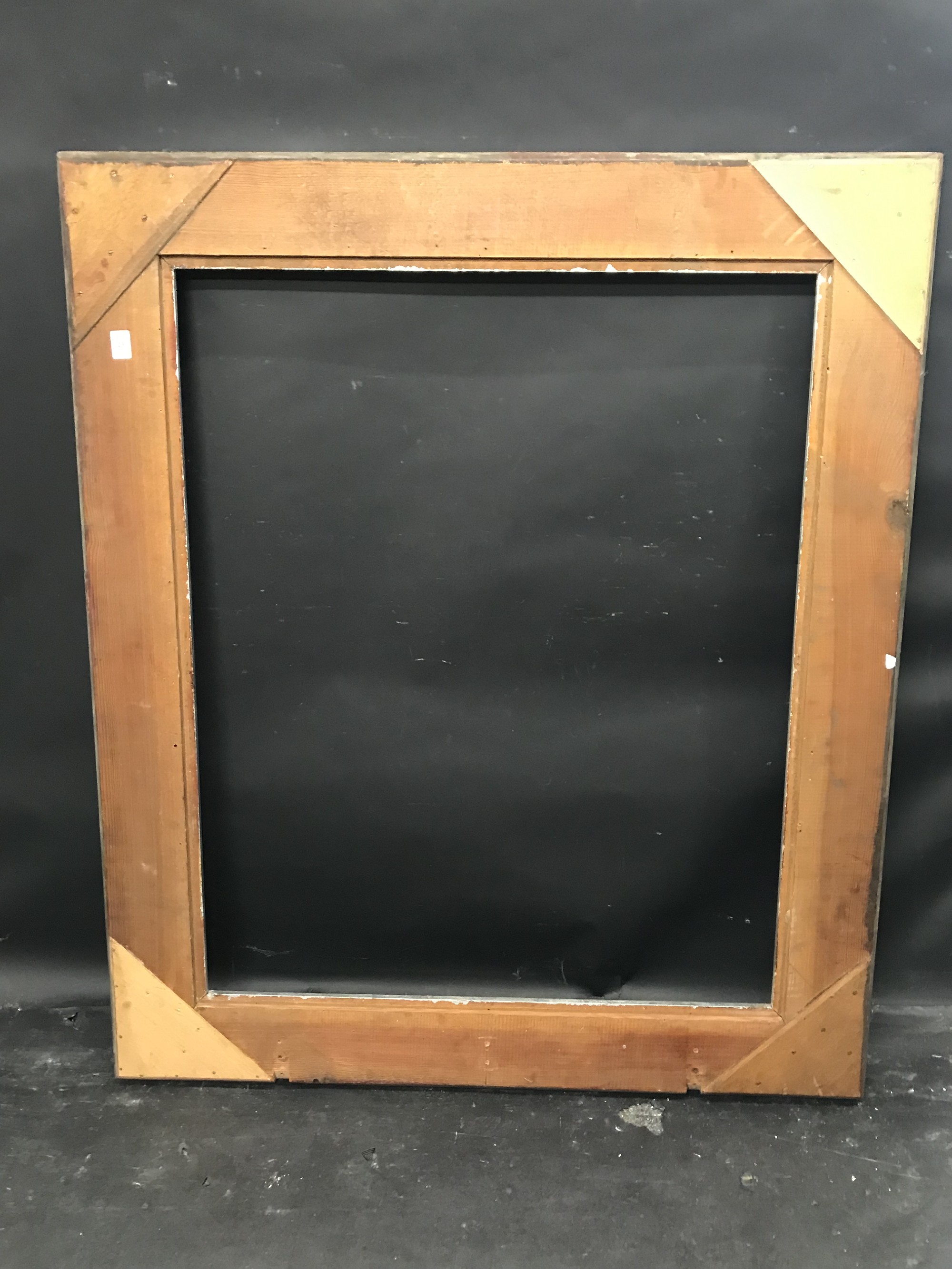20th Century English School. A Painted Silver and Black Frame, 37" x 29.75". - Image 3 of 3